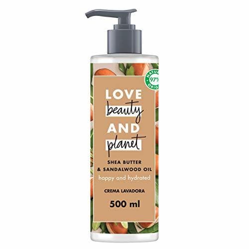 Belleza Love Beauty and Planet - Crema Limpiadora para Hidratar el Cabello Seco