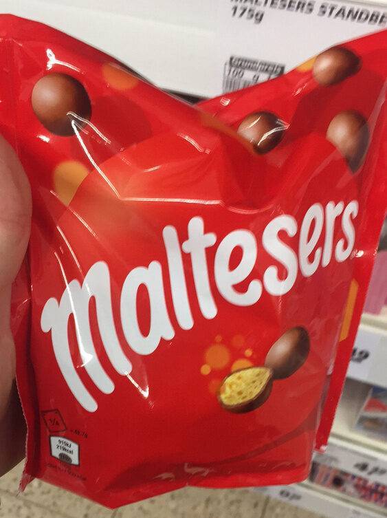 Product Maltesers Bolitas de Chocolate Rellenas de Leche Malteada