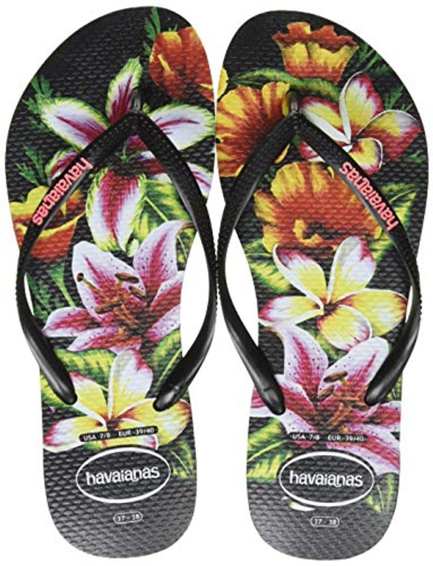 Moda Havaianas Slim Floral, Chanclas para Mujer, Multicolor