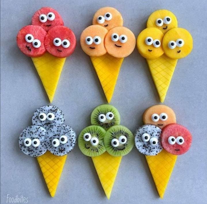 Fashion Ice cream fruit 