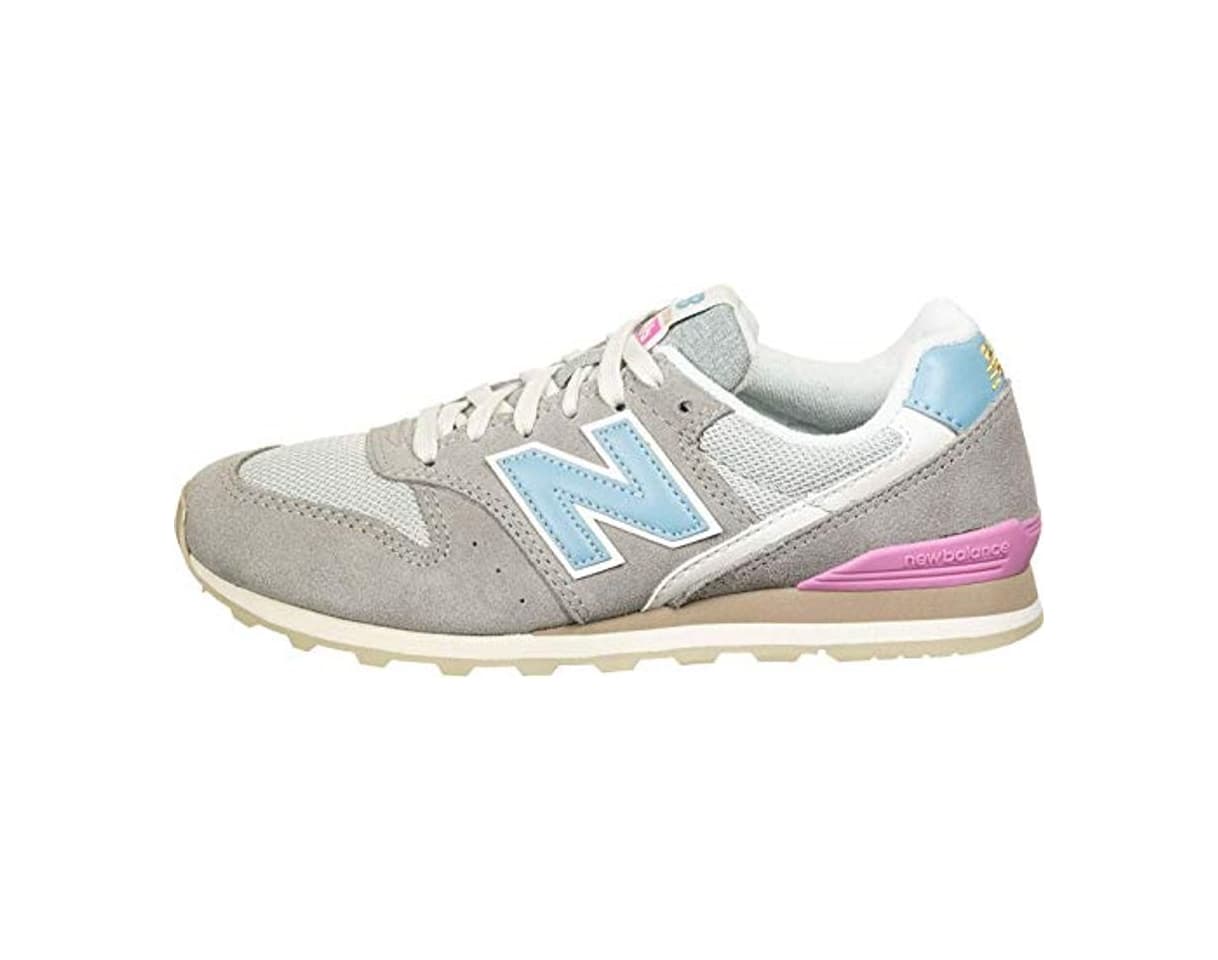 Moda New Balance Wl996 B, Zapatillas de Tenis para Mujer, Blanco