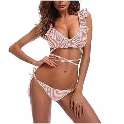 Producto Kanlin1986 Bikini Mujer 2020 2019 Moda Mujer Tankini Traje De BañO con