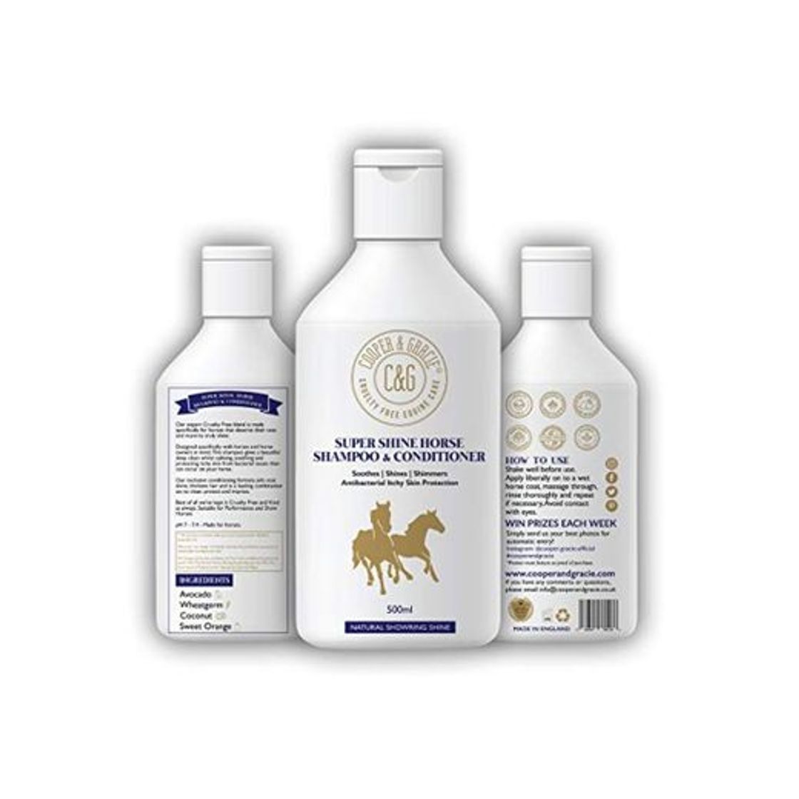 Product Shampoo and conditioner for horses from C & G Pets