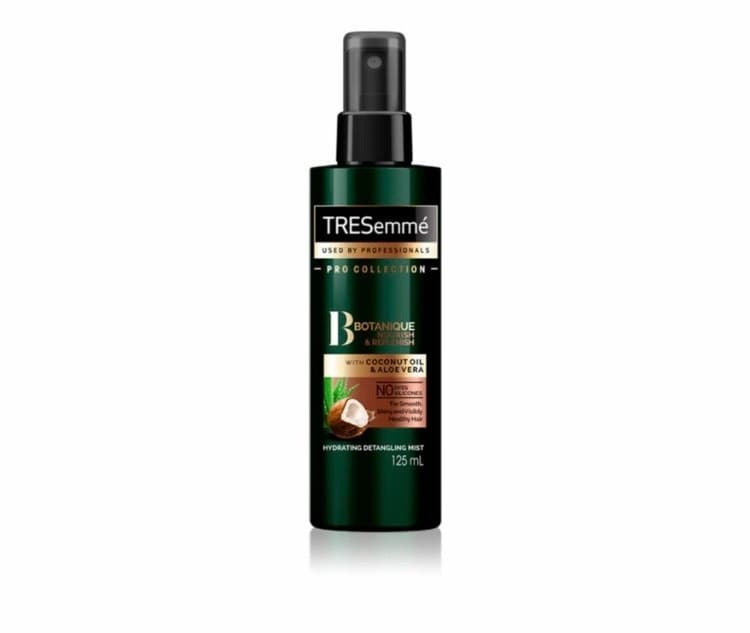 Moda Tresemmé: spray de cabelo para nutrição e brilho