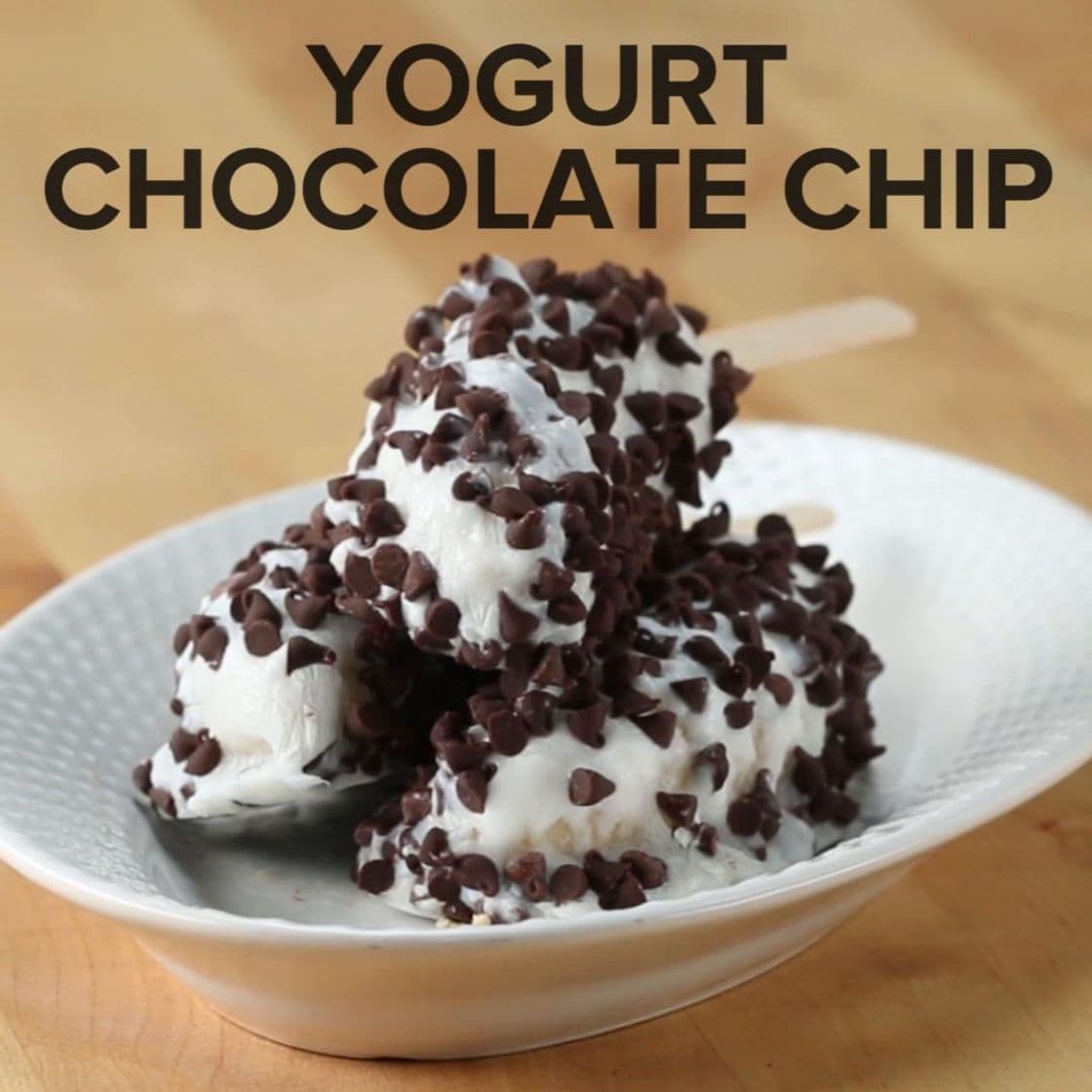 Fashion Yogurt chocolate chip frozen banana