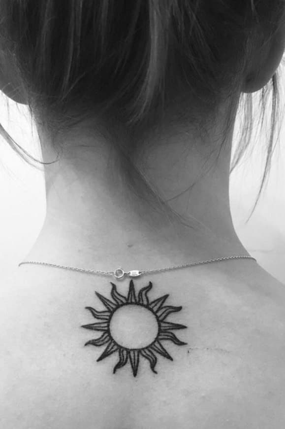 Fashion Sun tattoo 