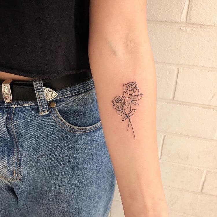 Fashion Flower tattoo