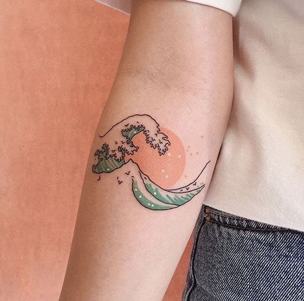 Fashion Ocean Tattoo