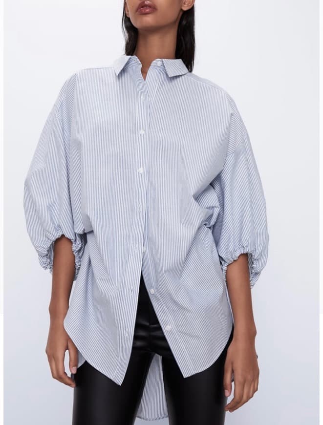 Producto Camisa às riscas oversize