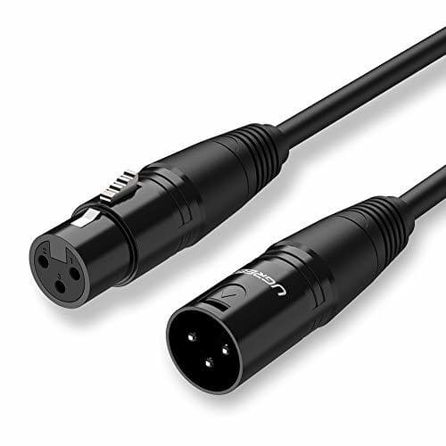 Electronic UGREEN XLR3 Cable, Cable XLR a XLR Cable XLR3 Balanceado 3 Pin