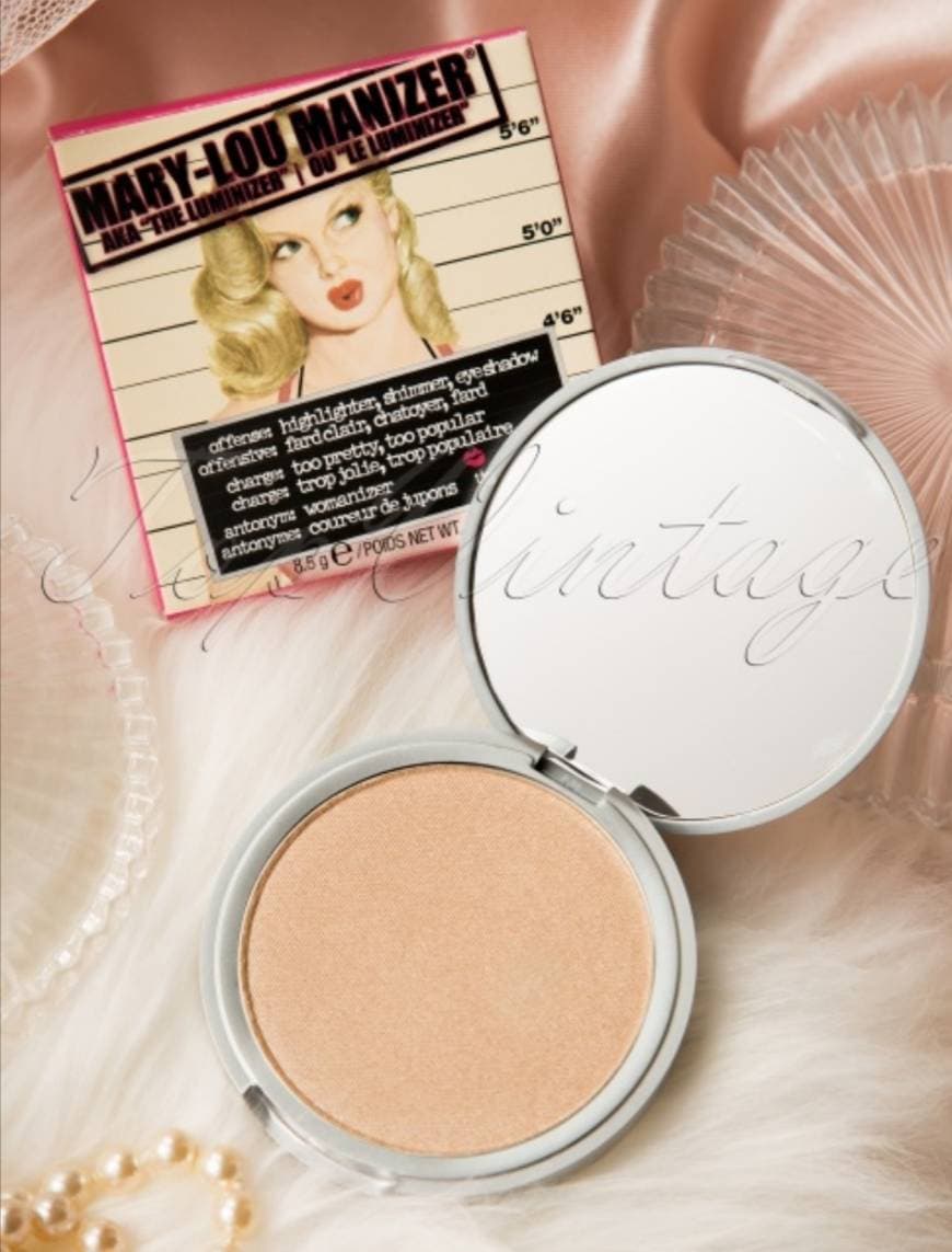 Belleza The Balm Highlighter Powder Mary Lou Manizer Shimmer Highlighter Puder Rozświetlający