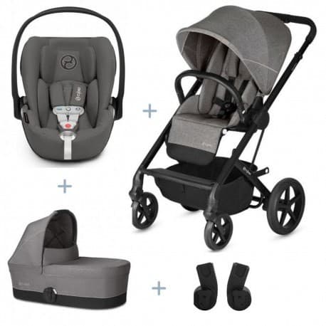 Product Trio Cybex Balios S com Cloud Z c/ SensorSafe Manhattan Grey