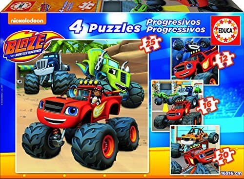 Producto Blaze and the Monster Machines - Puzzles progresivos de 12, 16, 20