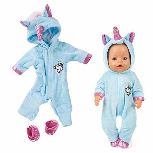 Producto Amycute 43 cm la Ropa de la Muñeca del Traje del Unicornio