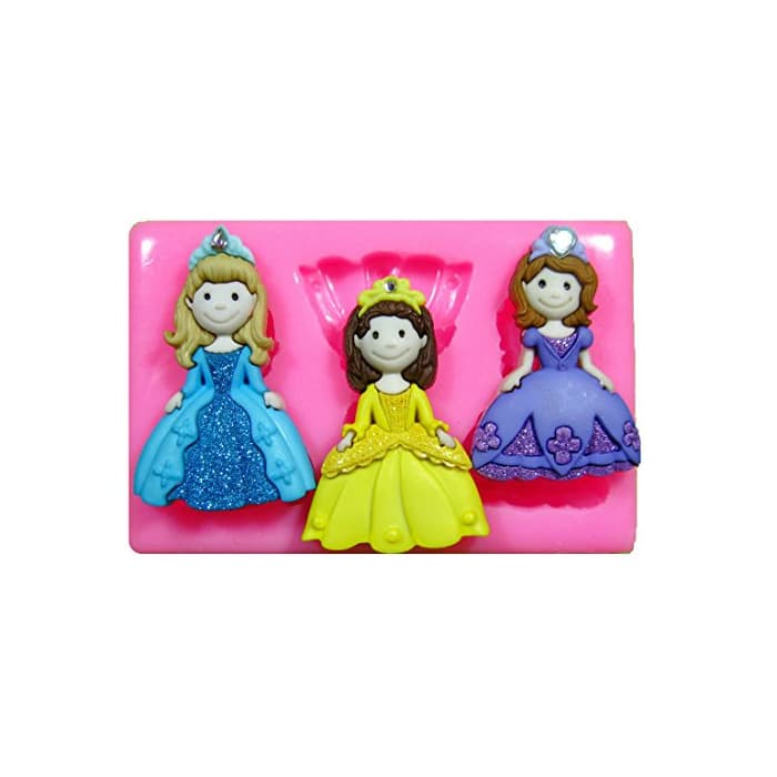 Product Princesa Cenicienta Molde de silicona para la torta de Decoración Pastel de