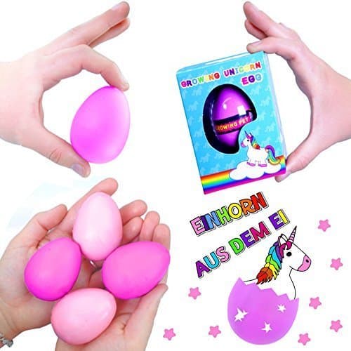 Lugar German Trendseller® 3 x huevo de unicornio ┃hatching egg┃┃ fiestas infantiles┃ idea