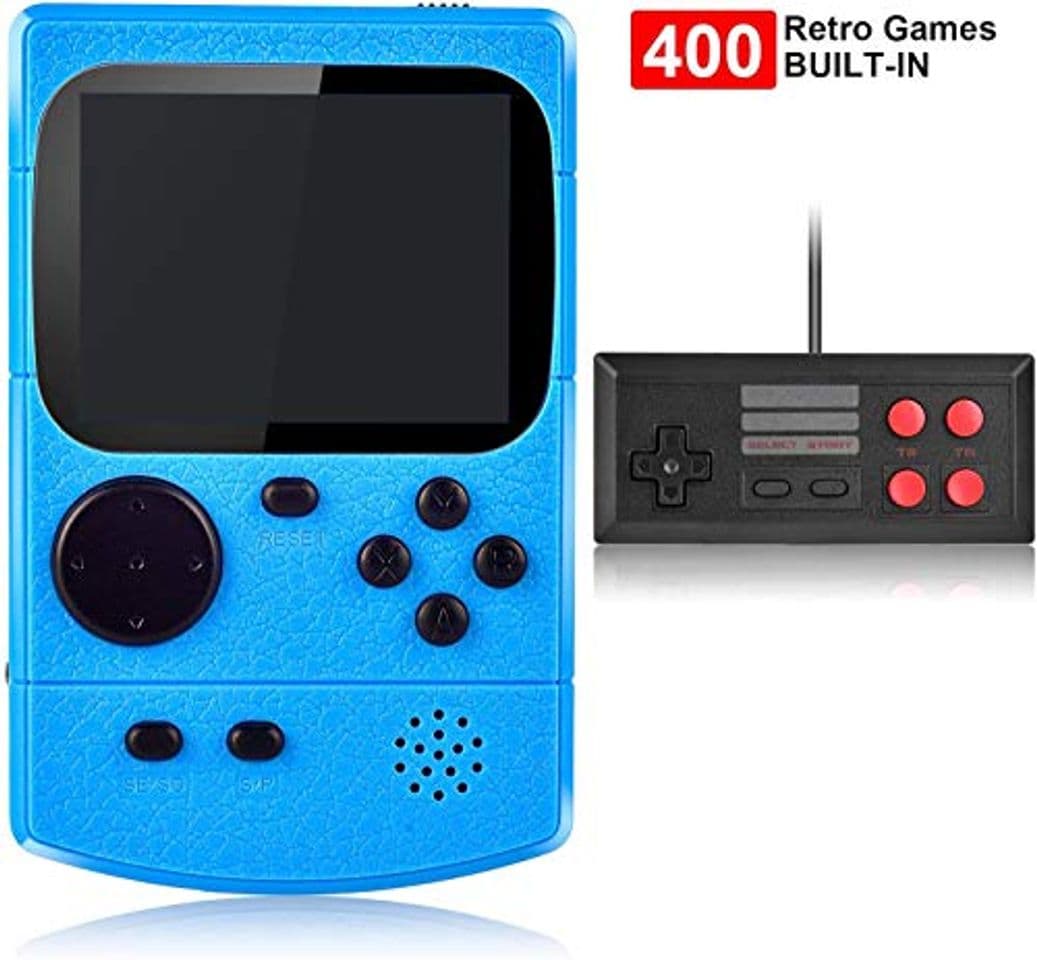 Producto Kiztoys Consola de Juegos Portátil，Consola Retro 400 Juegos Clásicos y Pantalla a