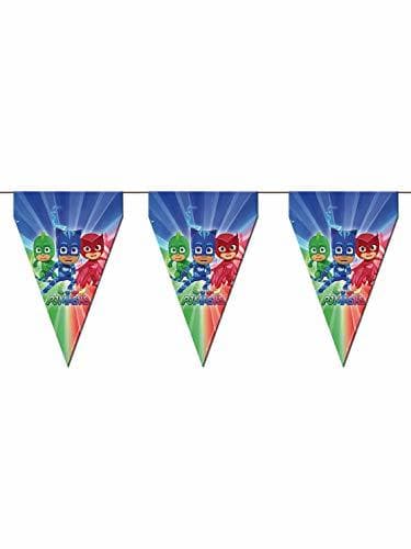 Producto PJ Masks- Banderín para decoración de fiestas