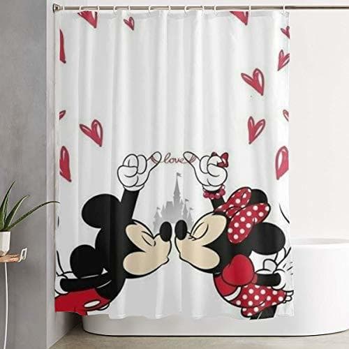 Product Duwamesva - Cortina de Ducha con diseño de Mickey Minnie