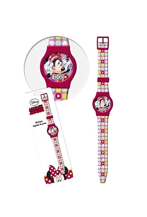 Product Star  Disney Minnie Reloj de Pulsera Digital, diámetro