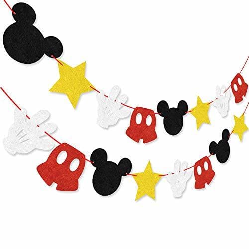 Place Hooggle Kit de decoración de la Fiesta de Mickey Mouse, Mickey Inspired