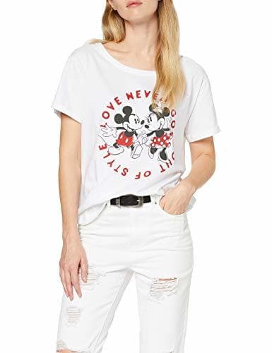 Product Disney Mickey and Minnie Love Never Goes out of Style Camiseta, Blanco