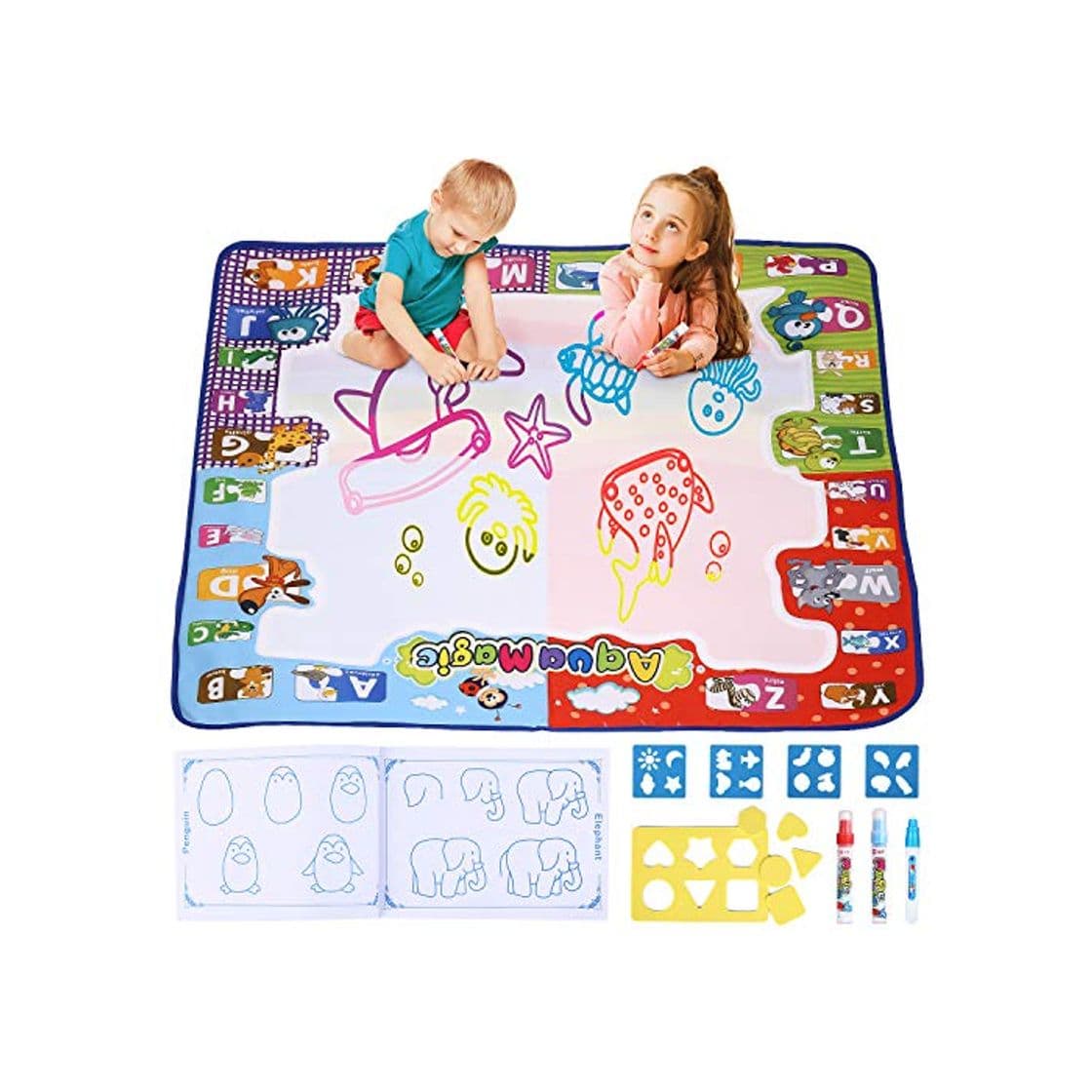 Producto amzdeal Agua Dibujo Pintura Alfombra de Agua Doodle para niño