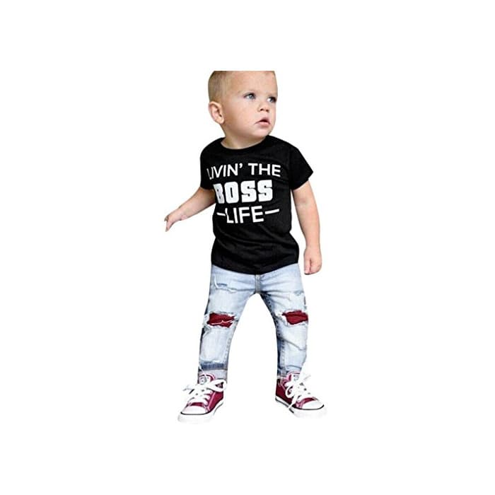 Product K-youth Conjuntos Bebé Niño 1-5 Años Bebé Ropa Niño Camiseta Manga Corta