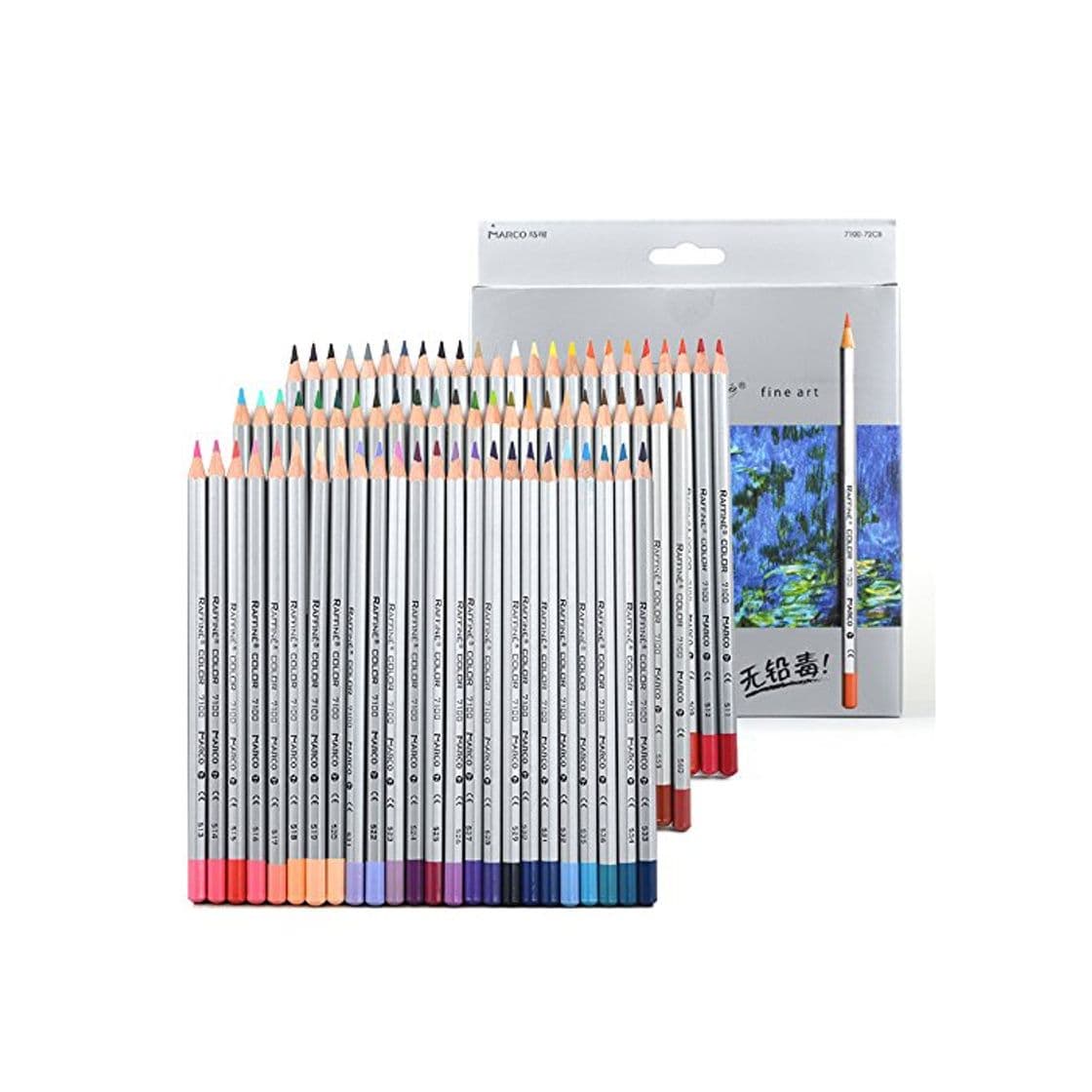 Product Newdoer 72 Art Drawing Colouring Pencils Set,in Box,This Coloured Pencils is the