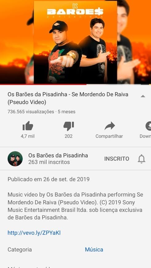 Canción Barões Da Pisadinha 🎶❤️