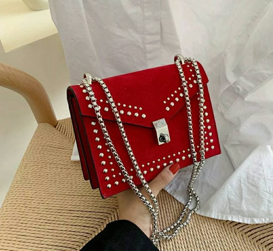 Fashion Bolsa Vermelha