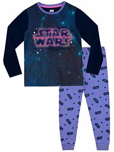 Moda STAR WARS Pijamas de Manga Larga para niñas La Guerra de Las