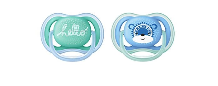 Producto Philips Avent SCF342/22 - Pack con 2 chupetes Ultra Air decorados