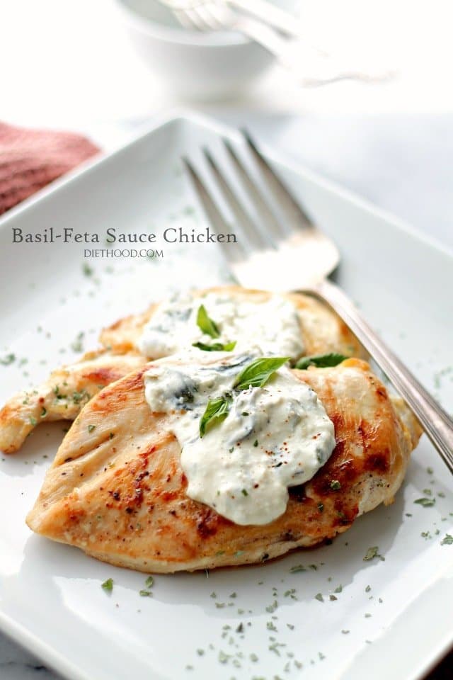 Fashion Basil-Feta Sauce Chicken Recipe | Diethood