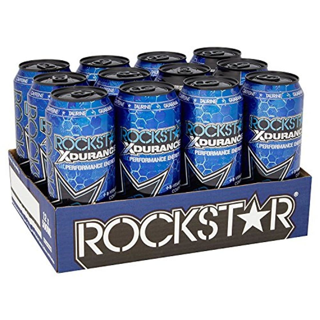 Place Rockstar Xdurance eficiencia energética arándano, granada, Acai Flavour 500ml