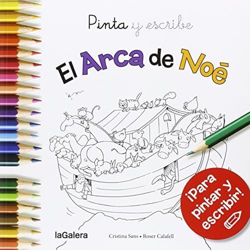 Libro Pinta Y Escribe El Arca De Noé: 72