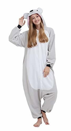 Moda Pijama Onesie Adultos Mujer Cosplay Animal Disfraces Sleepwear Koala M