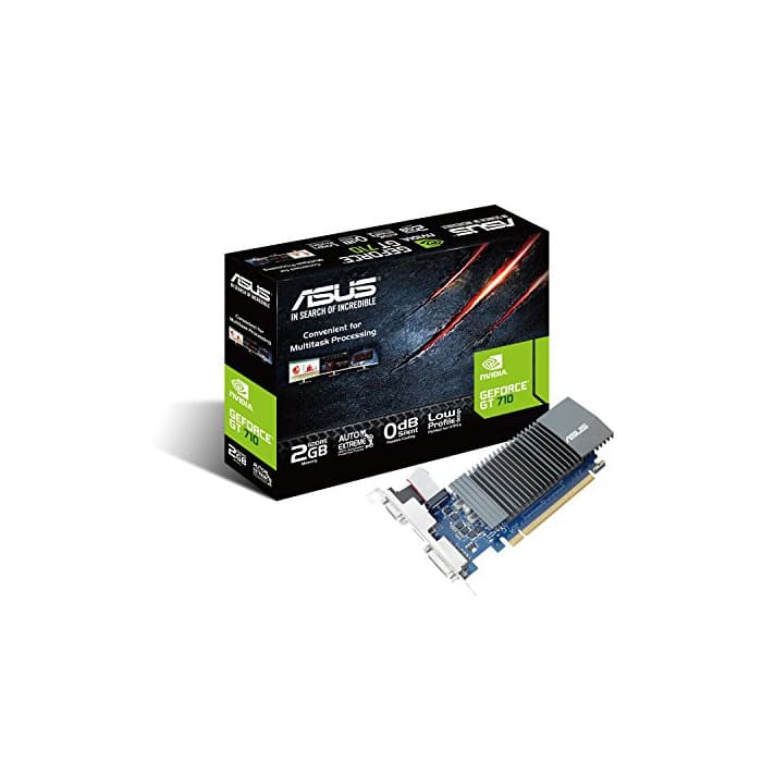 Electronic ASUS GT710-SL-2GD5 GeForce GT 710 2GB GDDR5 - Tarjeta gráfica