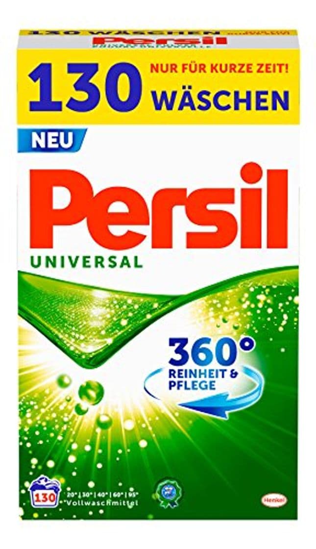 Product Persil - Detergente universal en polvo, pureza y cuidado 360°, 1 paquete