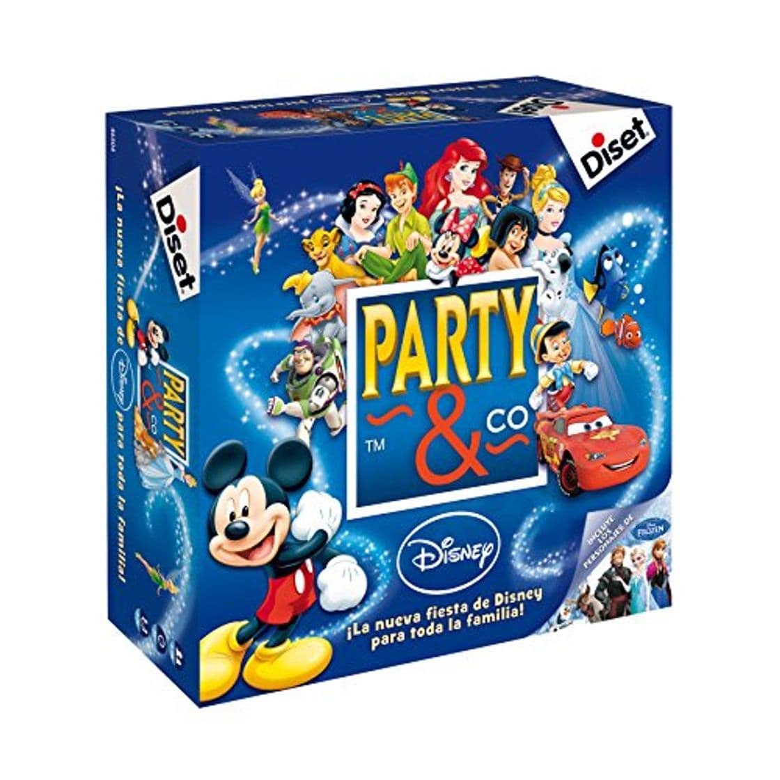 Product Diset- Disney Juego Party, 27.2 x 26.7 x 8.9