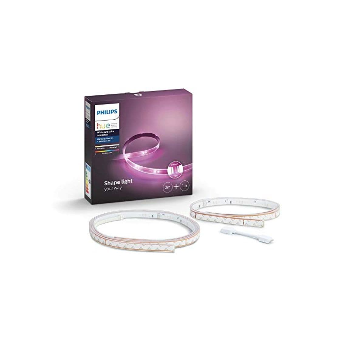 Producto Philips Hue White and Color Ambiance Pack de Lightstrip plus Tira de