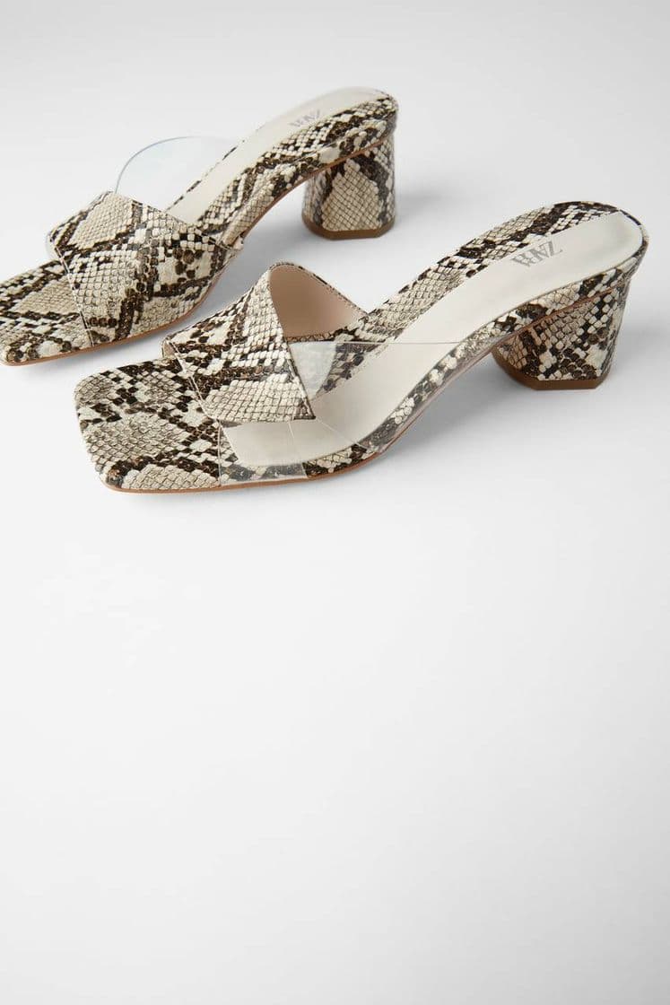 Fashion Mules estampado animal - Zara