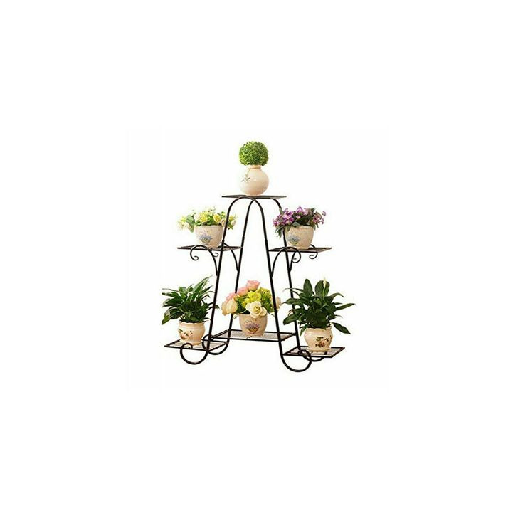 Product Malayas Estantería Decorativa de Hierro para Macetas Soporte de Flores Plantas para