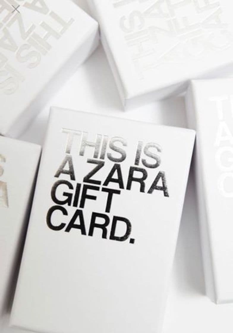 Producto GIFT CARD ZARA NO VALOR DE 100€