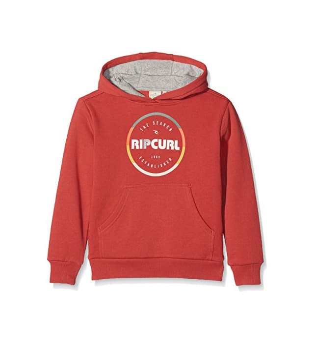 Fitness RIP CURL Big Mama - Sudadera con Capucha para niño, Niño, Color Rojo, tamaño