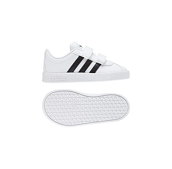 Product adidas VL Court 2.0 CMF C, Zapatillas de Tenis Unisex Niños, Blanco