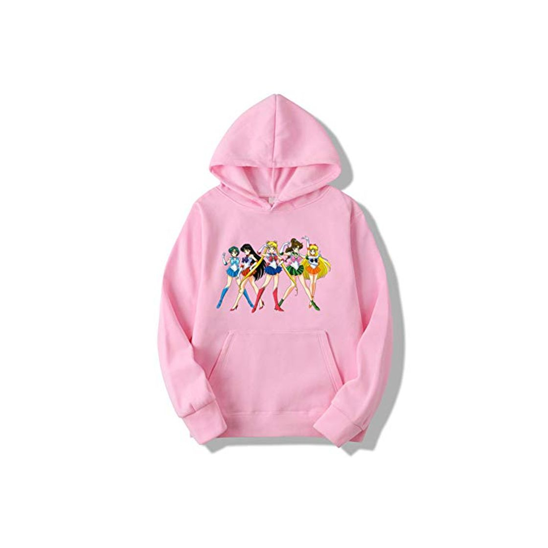 Moda Cosstars Sailor Moon Anime Sudaderas con Capucha Vintage Largas Pullover Mujer