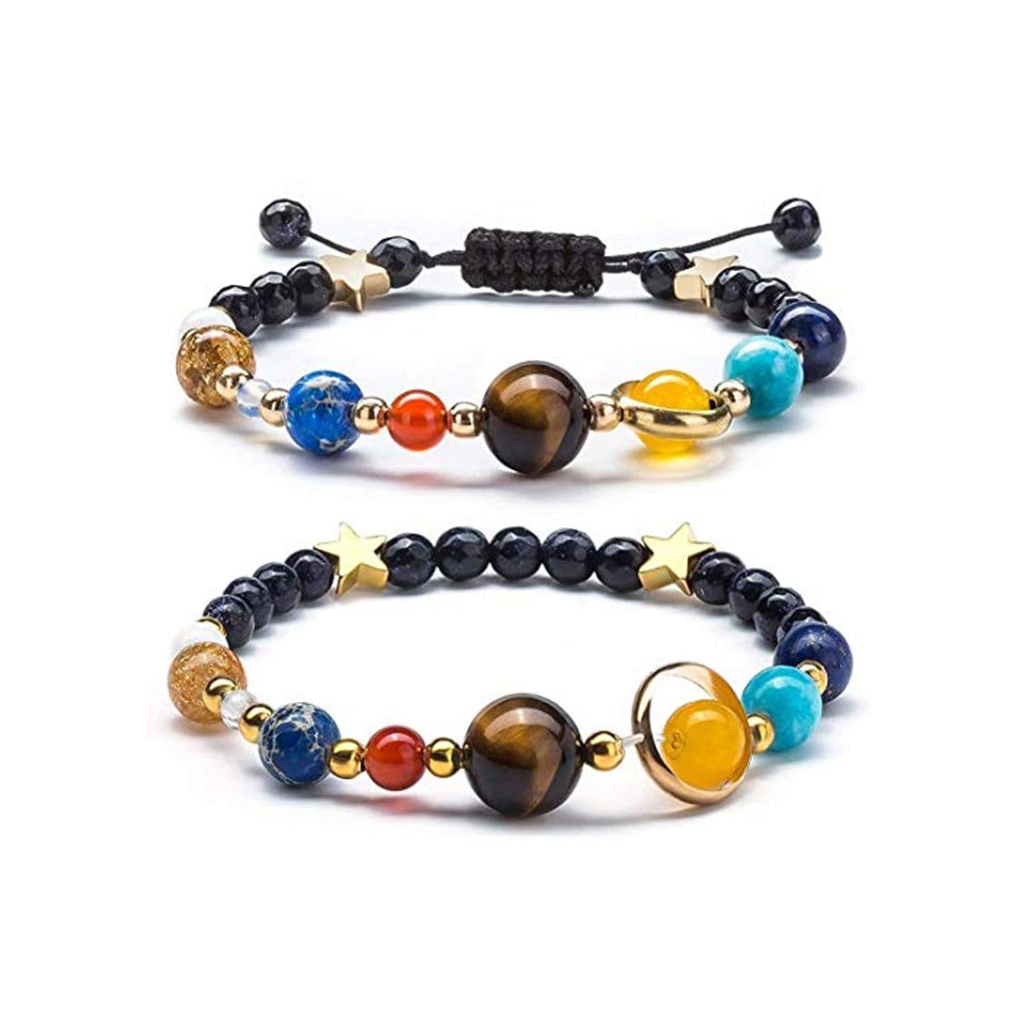 Moda TOOGOO Pulsera Sistema Solar para Ni？as Mujeres Universo Galaxia Los Ocho Planetas