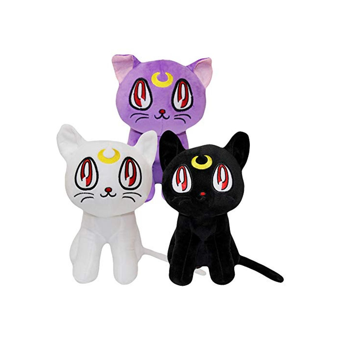 Product Yzhome 3 Piezas 20 Cm De Dibujos Animados Sailor Moon Luna Cat 3 Colores Artemis Plush Toy Muñecas De Peluche Suaves Almohada De Felpa Regalos De Cumpleaños