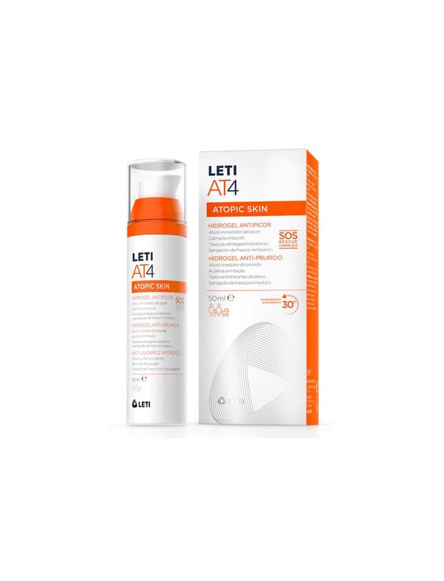 Producto Leti AT4 Hidrogel anti-prurido